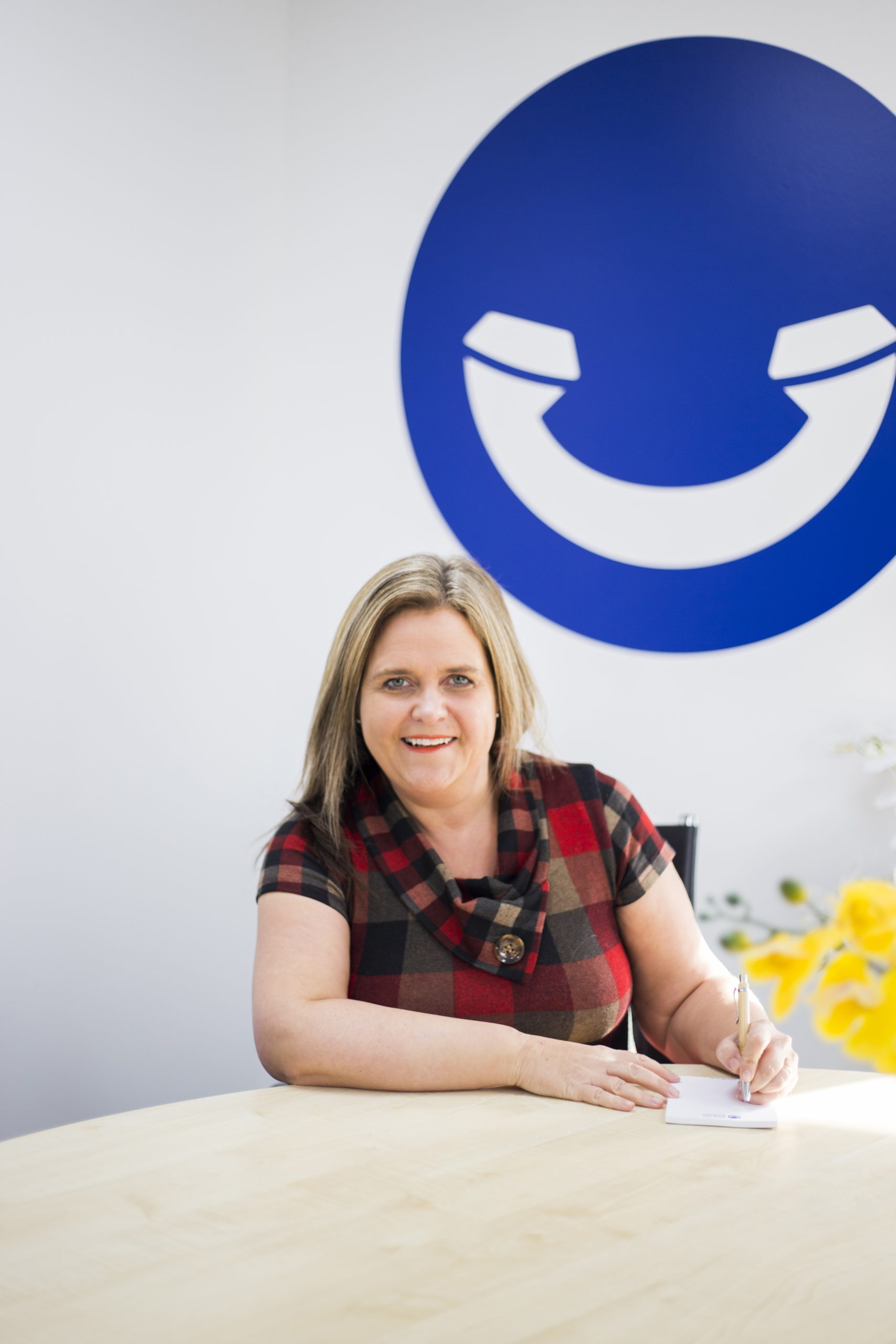Andrea, a call handling PA at Face For Business