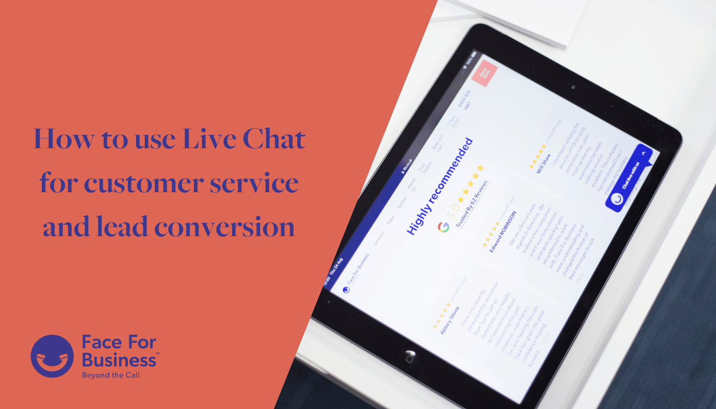 How to use Live Chat for customer service and lead conversion