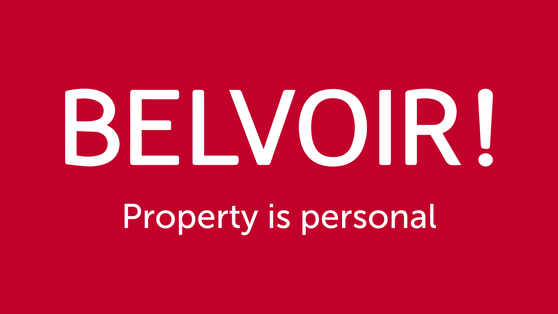 Belvoir estate agents logo